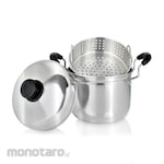 Golden Flying Fish Pan + Steamer Stainless Steel (Panci Kukus)