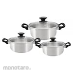 Golden Flying Fish Pan Stainless Steel Set (Panci)