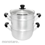 Maspion Logam Jawa Stack Steamer with Glass Lid