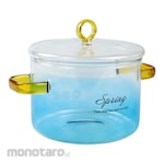 One Two Cups Pot Glass Cooking (Panci)