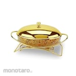 Oxone Food Warmer Gold Oval