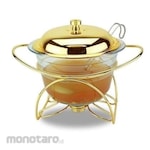 Oxone Food Warmer Gold Round