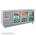 Sansio Under Counter Chiller 3 Door Glass