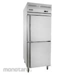 Sansio Upright Chiller 2 Half Door Stainless