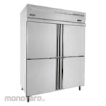 Sansio Upright Chiller 4 Half Door Stainless