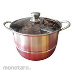 TLC 3 Layered Steamer with Tempered Glass Cover S/S