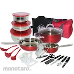Oxone Travel Cookware Set 33pcs + Bag