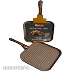 Viera Grill Pan Square with Wooden Handle (Wajan Panggang)