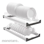 HAFELE Width Dish Rack with Aluminum Tube