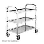Non Brand Trolley Food 3 Stacked SS 304 (Kereta Makanan)
