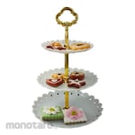 One Two Cups Stand Cake Plate Display (Tatakan Kue)