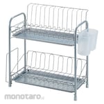 PEARL METAL Simple Wear Slim 2-Stage Drainer Basket