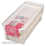 PEARL METAL Spacia Slim Rolling Cart 3-Tier