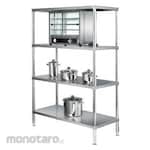 Simply Stainless Adj. Storage Shelving 4 Tier