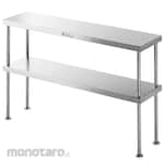 Simply Stainless Double Bench Overshelf