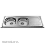 Royal Kitchen Sink Two Bowl Sink Plus Table