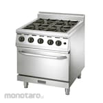 MODENA Gas Range Professional Burner with Oven (Oven Gas)