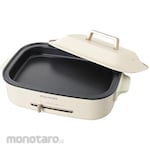 Ohm Electric Compact hot plate with stepless temperature control and fluorine coating