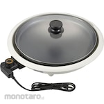Ohm Electric White hot plate with removable plate and fluorine coating