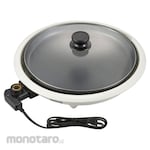 Ohm Electric White hot plate with removable plate and fluorine coating