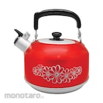Colan Water Kettle Whistling Red with White Printing (Ceret Air)
