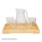 Delicia Water Pitcher with Cups and Tray (Teko Air Set)