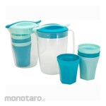 Green Leaf Water Pitcher Set (Teko Air Set)