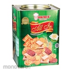 Unibis All In Assorted Biscuit Persegi