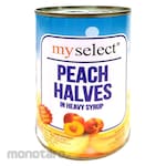 myselect Peach Halves in Heavy Syrup