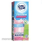 Frisian Flag Purefarm Susu UHT Rendah Lemak Californian Strawberry