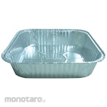 Ecotren Aluminium Foil Tray Square + Lid (Wadah Aluminium)