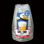 DIXIE JAPAN Plastic Glass Beer Clear 430ml (Gelas Sekali Pakai)
