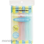 TORUNE Flexible Straw 100P (Sedotan Tekuk)
