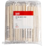 monotaro Disposable chopsticks, bamboo, round stick, complete with polyester, toothpick included