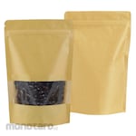 Delkochoice Standing Pouch Brown Kraft (Window, Non Window) (Standard Grade Economic)