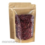 Delkochoice Standing Pouch Clear + Kraft Paper Ziplock