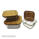 Fremoro Square Food Container (Kotak Makan Kaca)