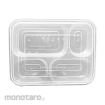 Non Brand Thinwall Bento 4 Compartments (Kotak Makan Sekat)