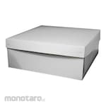 Non Brand White Rice Box with Separate Lid (Tempat Makanan Kertas)