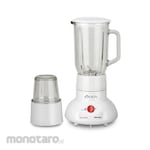 Kirin Blender Jar Kaca dengan Aksesori Penggiling Kering (Blender)