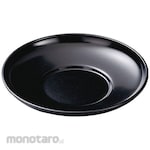 FUKUI CRAFT Dharuma Teacup Saucer Black Dried Lacquer A