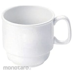 Mitsui Pottery High Strength Porcelain White Stacking Mug