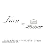 Fain Mug + Lid (Gelas Cangkir)