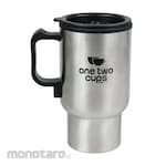 One Two Cups Mug Stainless Steel Car Kettle (Cangkir Thermos)