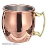 TLC Mule Mug Smooth with Gold Brass Handle (Gelas Cangkir)