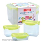 Basic Home Keeper Klip To Keep (Wadah Penyimpanan Makanan)