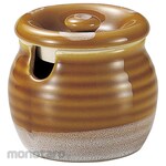 Kanedai Shirokiya Red Glaze Cut Porcelain
