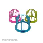 Lucky Star Round Rattan Glass Stand