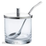 M-TAKA Glass Sugar Pot (With Spoon)