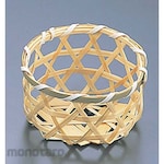 EBM Plate Bamboo White Circle (Piring Anyaman)
